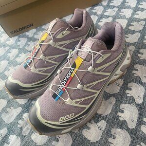 Salomon XT-6 Quail Plum Kitten Sneakers